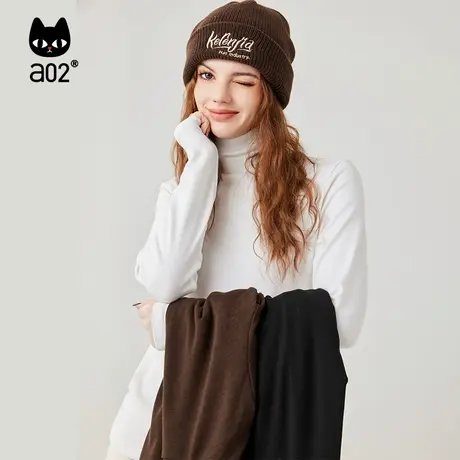 【呼呼严选专享】a02美拉德2023冬季休闲百搭修身版百搭打底衫图片
