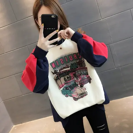 卫衣2024年新款女装韩版春秋季春款春装宽松女士薄款上衣外套爆款图片