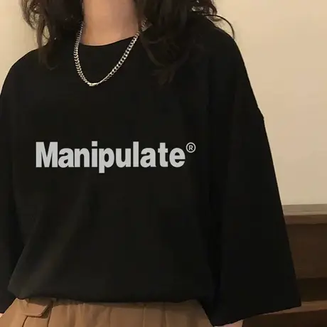 情侣正肩短袖t恤女夏季设计感小众仿棉打底体恤美式宽松上衣ins潮图片