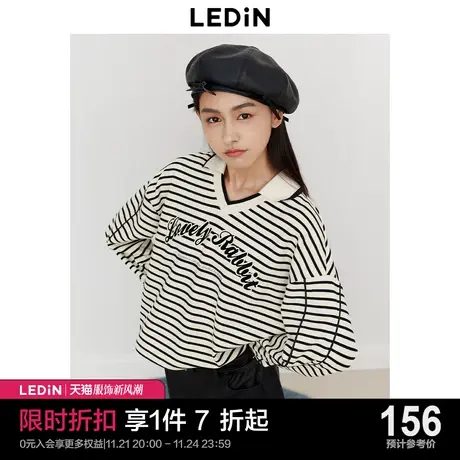 YINER音儿冬季女装法式千鸟格A字裙高腰显瘦气质半身裙图片