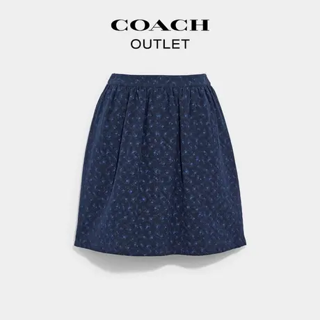 COACH/蔻驰奥莱女士绗缝迷你裙图片