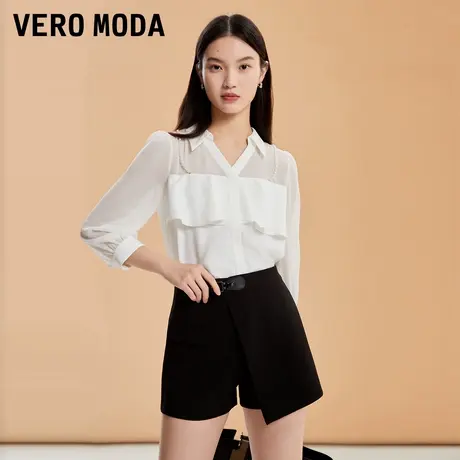 Vero Moda奥莱短裤女夏季新款气质百搭通勤高腰显瘦裙裤流行女款图片