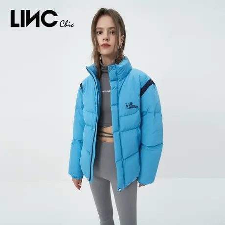 2023金羽杰新款LINC设计师联名X胶囊系列反季女款短款面包羽绒服图片