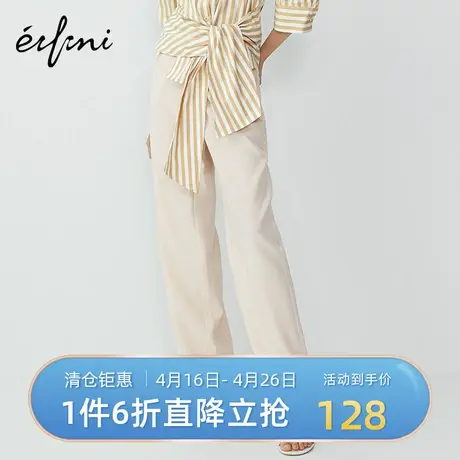 【商场同款】伊芙丽休闲裤1B4150881图片