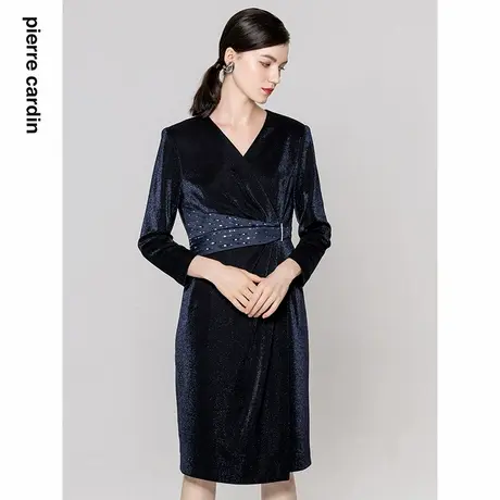 【皮尔卡丹女装】秋季知性轻奢礼服连衣裙【专柜正品】图片