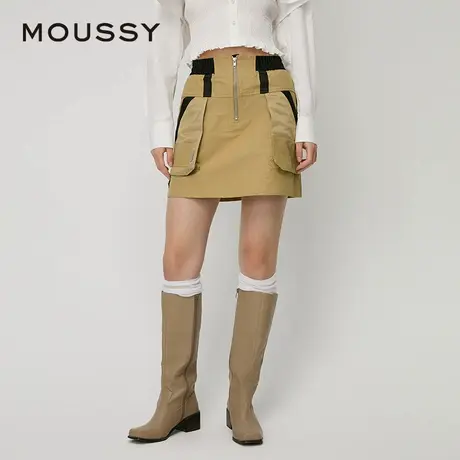 STUDIOWEAR x MOUSSY 夏季新品拼色运动半身裙028HAA30-1981图片