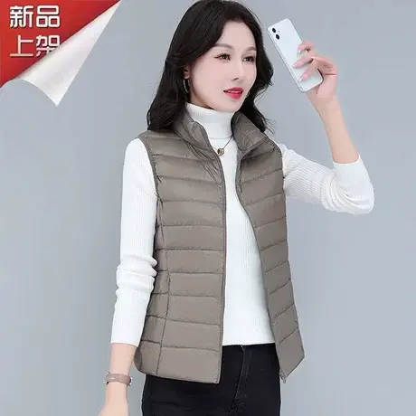 恋上17号洋气棉马甲女款新款2023爆款春秋外搭背心休闲外套女春秋图片