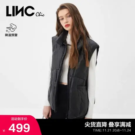 LINCCHIC金羽杰羽绒服女休闲马甲背心轻薄羽绒马甲女款Y21305073图片