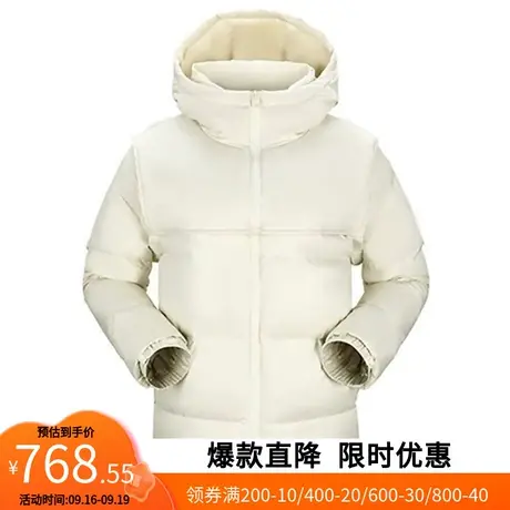 【艾格】2022冬季女装新款脱卸马甲气质面包羽绒服官方旗舰店官网图片