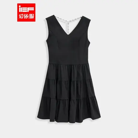 IEF/爱依服2025夏季新款通勤温柔知性女人味赫本风显瘦时尚背心裙图片
