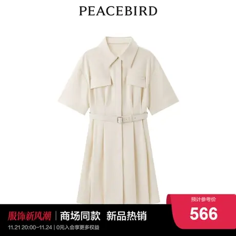 太平鸟女装2025春季新款工装连衣裙A3FAD3217图片
