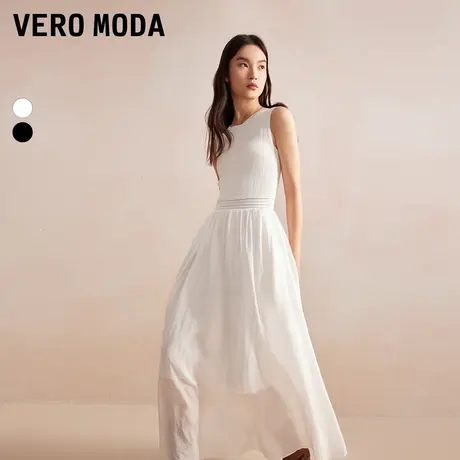 【所有女生的衣橱直播间】Vero Moda针织拼接连衣裙波嬉气质图片