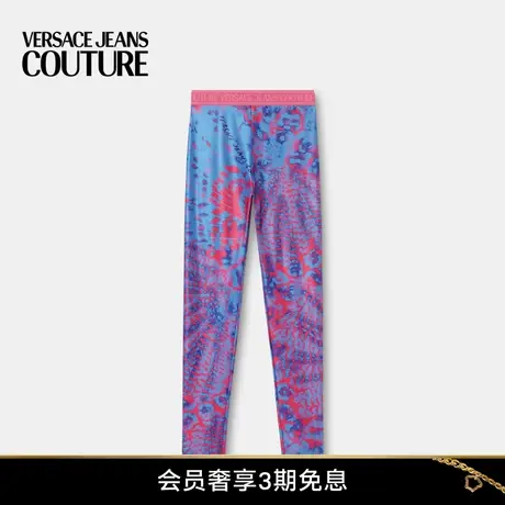 【春夏新品】VERSACE JEANS COUTURE 女士Animalier紧身裤图片
