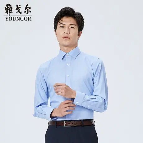 雅戈尔奥莱 商场同款男士长袖衬衫秋冬新款官方商务休闲长袖衬衫商品大图