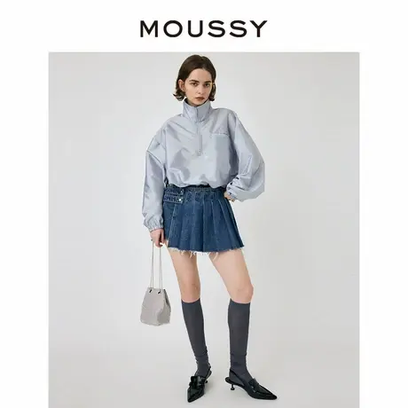 MOUSSY 夏季甜酷风两件套可拆卸牛仔裤半身裙女010HSS11-0170图片
