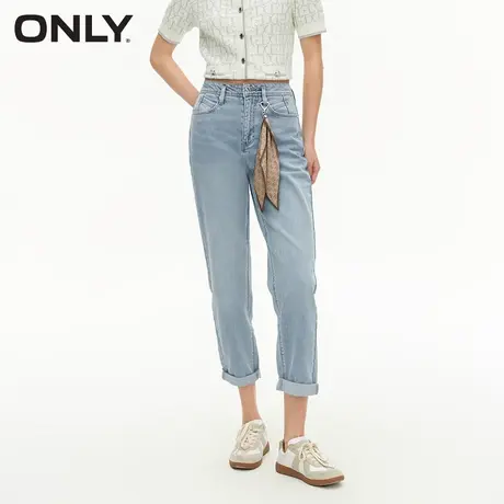 ONLY奥莱夏季通勤气质卷边锥形裤九分裤牛仔裤女图片