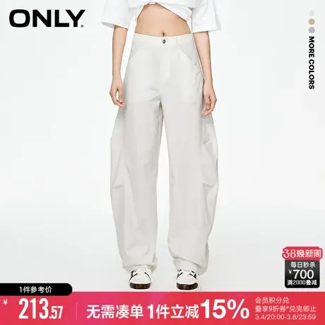 ONLY秋季宽松显瘦辣妹工装风香蕉裤休闲裤女|123214013图片