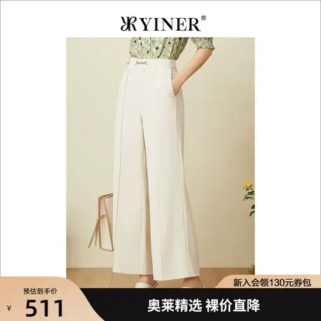 YINER音儿专柜女装2022夏季新款休闲裤8C32220200图片
