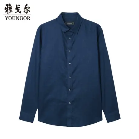 雅戈尔男士长袖衬衫新款官方商务休闲长袖衬衫男商品大图
