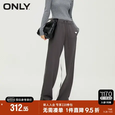 ONLY2023秋季新款休闲时尚百搭显瘦抽绳直筒休闲裤女|123314027图片