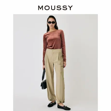 MOUSSY 夏季新品龙年限定工装裤龙纹刺绣休闲裤028HS830-0281图片