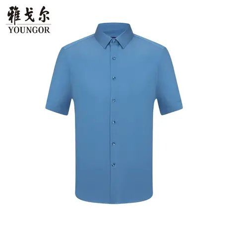 【商场同款】雅戈尔男士短袖衬衫春夏新款官方短袖衬衫男S3039商品大图