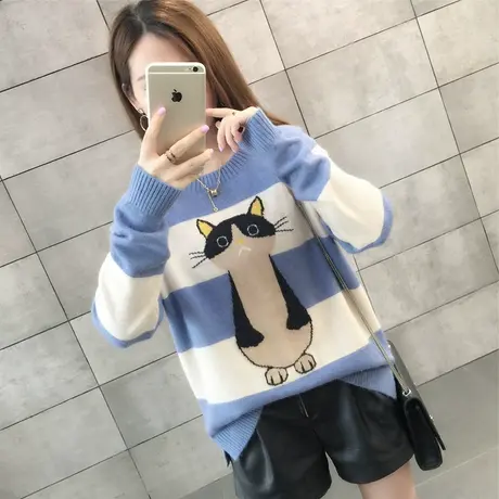毛衣女装2024年新款春秋季女士春款春装宽松外穿上衣打底衫洋气潮图片