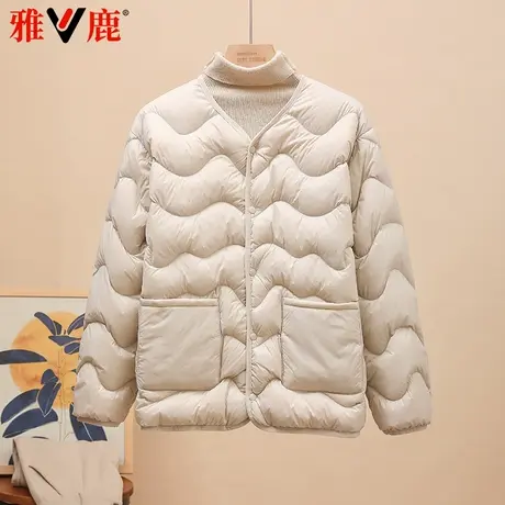 雅鹿2024新款羽绒服女轻薄内胆短款内搭时尚潮流女士正品洋气外套图片