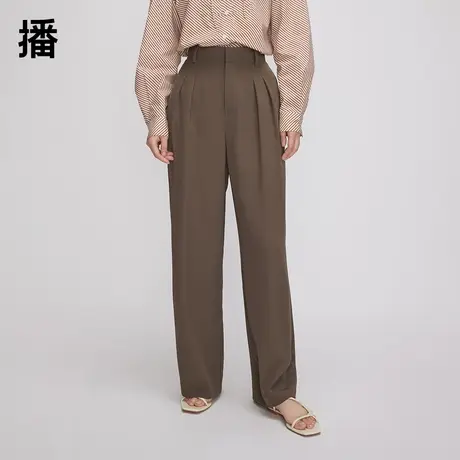 播直筒阔腿裤DDQ4KD51002南风知我意图片