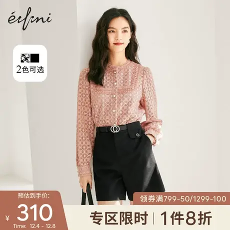 伊芙丽短裤女秋冬外穿2021年新款高腰中裤五分裤百搭直筒休闲裤女图片