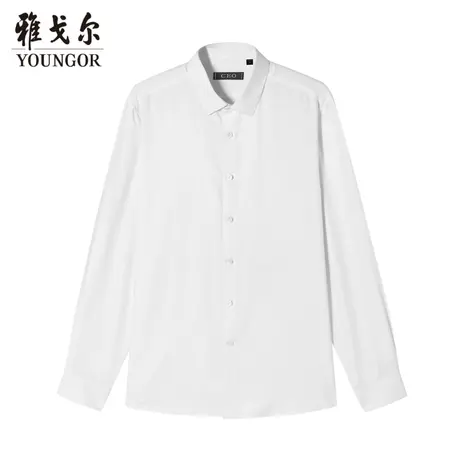 【天然纤维】雅戈尔CEO男士长袖衬衫秋季柔软易打理商务休闲衬衣图片
