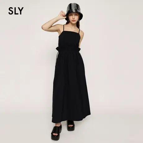 【慧姐专享】MOUSSY 工装风甜酷风花边吊带连衣裙女030GSR33-4340图片