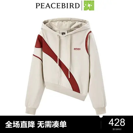 太平鸟女装秋季新款SPCN撞色卫衣ASCRD3301图片