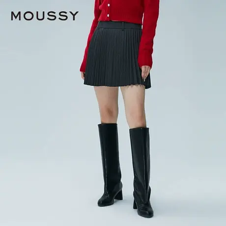 MOUSSY 夏季新品甜美学院风A字百褶裙半身裙女028HAZ30-1101图片