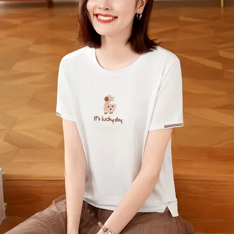 圆领正肩卫衣女2024春款时尚常规款休闲上衣春秋洋气长袖薄款外套商品大图