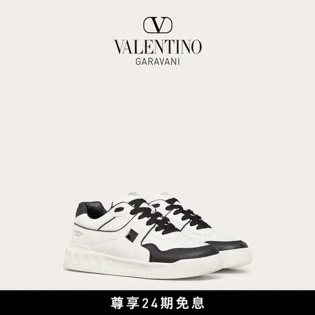 【24期免息】华伦天奴VALENTINO男士 ONE STUD 低帮小羊皮运动鞋图片