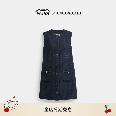 【新品】COACH/蔻驰女士HERITAGE 连衣裙裙子气质高级感设计感图片