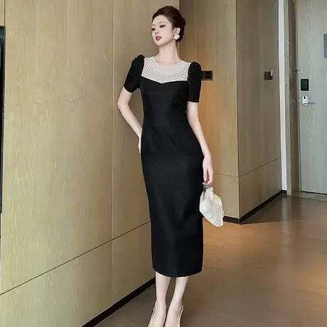 修身包臀显瘦连衣裙女图片
