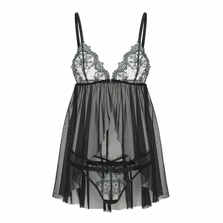 少女居家系/甜美减龄蕾丝睡裙居家服图片
