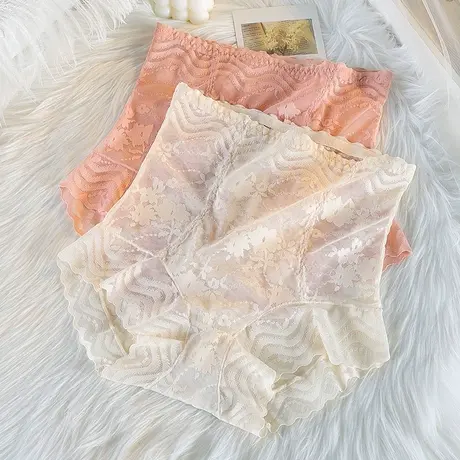 送妈妈高腰内裤女束腰提臀棉质底裆2025款大码轻收腹三角底裤薄款图片