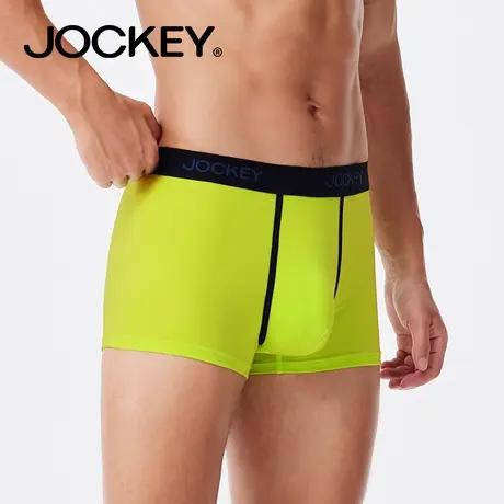 Jockey男士内裤抗菌运动透气平角裤内裤男式四角内裤不卡裆图片
