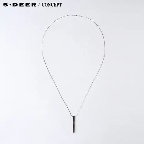 【新品】sdeer圣迪奥专柜正品女简约酷感几何装饰项链S15384331商品大图