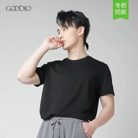 歌帝商场同款男士短袖T恤衫韩版单件圆领宽松棉质透气上衣GDB7101图片