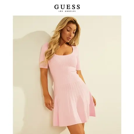 GUESS 女士纯欲性感修身连衣裙-W2GK78Z2YJ2图片
