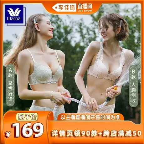 华歌尔星河系列A款聚拢舒适内衣+B款大胸聚拢侧收文胸图片