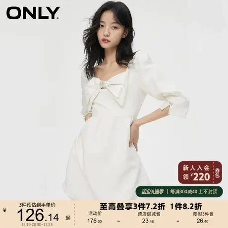 ONLY奥莱春季甜美装饰短款连衣裙女图片