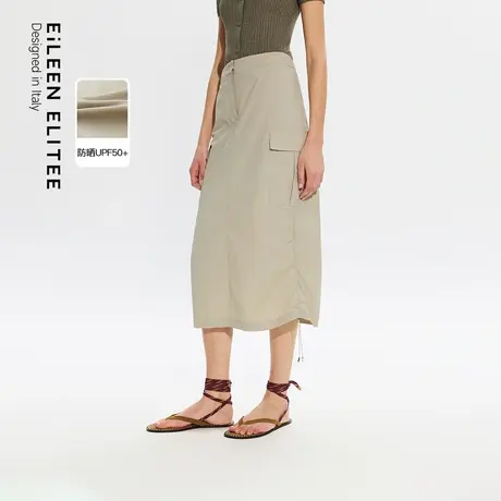 朗姿欧洲EiLEEN ELITEE2025年夏季新款半身裙防晒气质高级感通勤图片