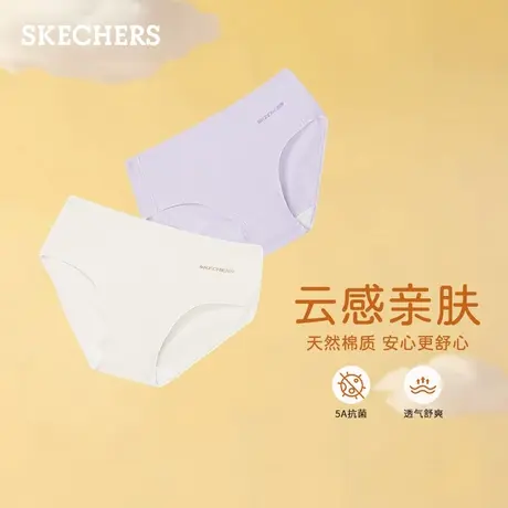 斯凯奇2025女款运动内裤夏季舒适贴身经典印花柔软透气抑菌休闲图片