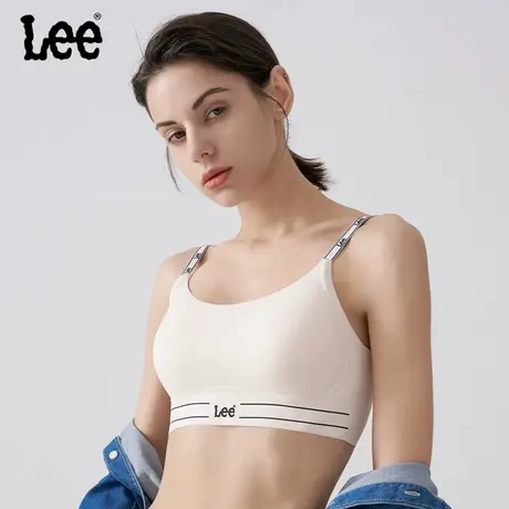 Lee李牌无痕内衣女小胸聚拢收副乳防下垂背心果冻条软支撑文胸图片