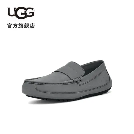 UGG春季男士休闲商务舒适平底纯色圆头时尚豆豆鞋乐福鞋 1147410图片
